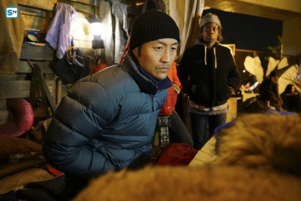 Ethan Choi dans un refuge de sans abri