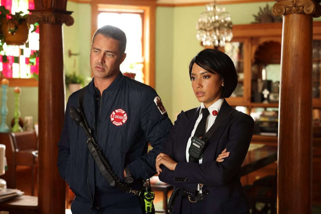 Kelly Severide (Taylor Kinney) et Seager (Andy Allo)